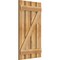 Ekena Millwork Spaced Board-n-Batten Shutters w/Z-Bar, Rough Sawn Western Red Cedar, 23W x 41H, PR RBS06Z23X041RWR - alternate 3
